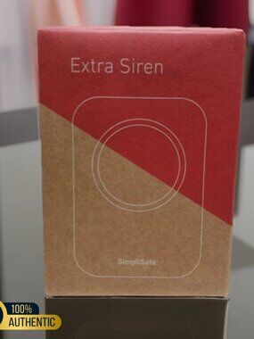 SimpliSafe 105dB Auxiliary Siren- Compatible with Gen 3 Home Security System WS3